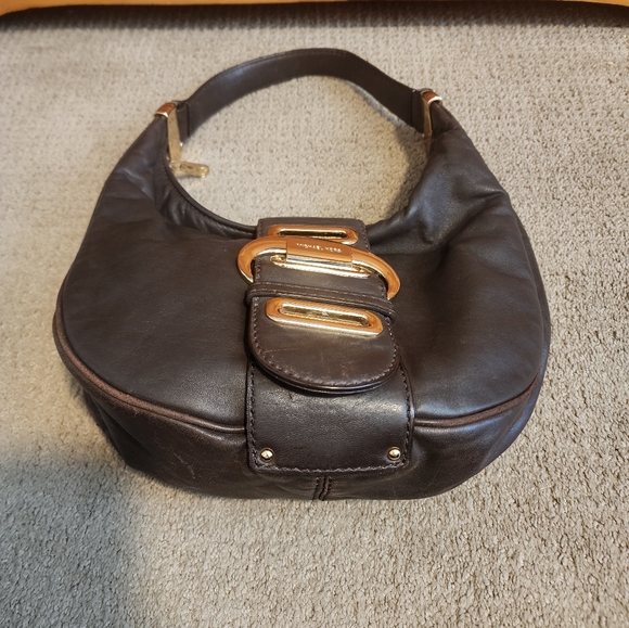 Michael Kors Brown Soft Leather Morgan Hobo Purse - Picture 5 of 12